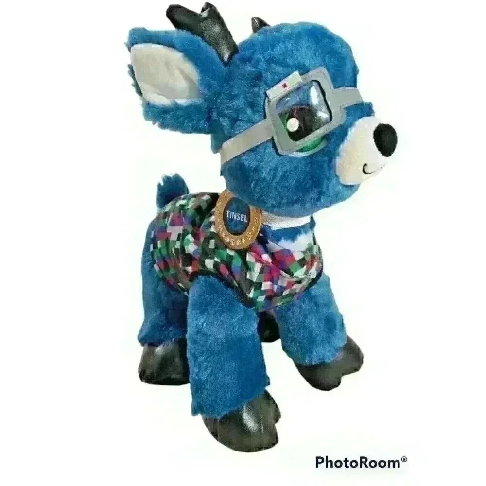 Build‎ A Bear Tinsel The Speedster Deer Reindeer Merry Mission Jacket Goggles